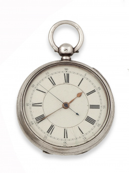 788.  Reloj Lepine Inglés pp s.XIX en plata