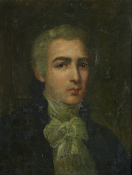 909.  ESCUELA ESPAÑOLA, SIGLO XVIIIRetrato de caballero..