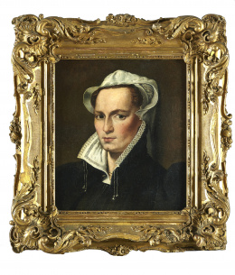 370.  COPIA DE ANTONIO MORO, SIGLO XVIIIRetrato de Metgen, mujero del artista..