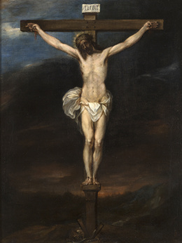 1157.  ALONSO CANO (Granada, 1601 - 1667) Cristo crucificado.