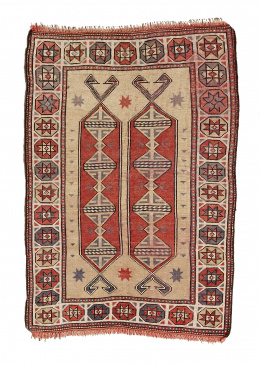 1127.  Alfombra Melash, Anatolia, h. 1900.