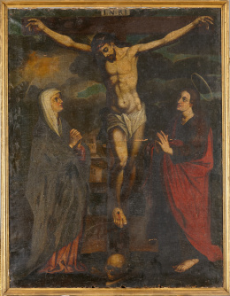 451.  ESCUELA ESPAÑOLA, S. XVIICrucifixión.
