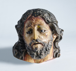 1021.  “Cabeza de San Juan Bautista”Círculo de Torcuato Ruiz del Peral, escuela andaluza, S. XVIII..