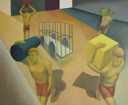 458.  PACO DE LA TORRE (Almería, 1965)El reparto de la geometria, 1996