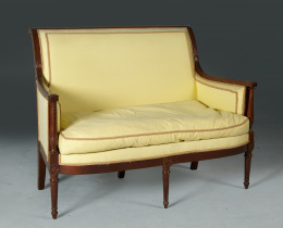 953.  Sofá de estilo directorio, S. XX.