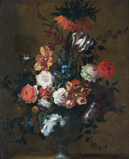 441.  ATRIBUIDO JEAN- BAPTISTE MONNOYER (1636- 1699)Florero.