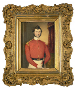 477.  ATRIBUIDO A JOHN SMART (1741-1811)Retrato de Lord Lonsdale en uniforme