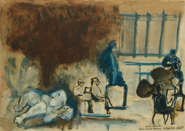 409.  JUAN ALCALDE (Madrid, 1918)“Museum of Modern Art New York”, 1979.