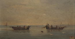 1270.  ESCUELA INGLESA, SIGLO XIXMarina