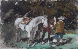 699.  FRANCISCO DOMINGO Y MARQUÉS (Valencia, 1842 - Madrid, 1920)