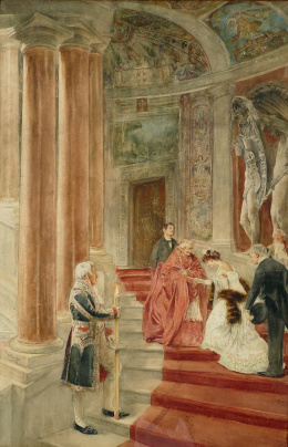 294.  VICENTE PÓVEDA Y JUAN (Petrer, Alicante, 1857-1935).Recepci