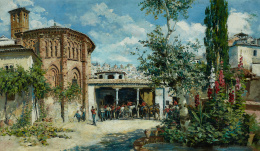 394.  ULPIANO CHECA Y SANZ (Colmenar de Oreja, Madrid, 1860-Dax, F