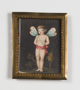 196.  ESCUELA ITALIANA, SIGLO XIXMiniatura de estilo pompeyano..