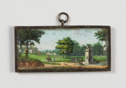 166.  ESCUELA ESPAÑOLA, SIGLO XIXPaisaje..