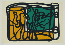 979.  AMELIA PELÁEZ (Provincia de Villa Clara, Cuba, 1896 - La Habana, 1968)Sin título, 1958.