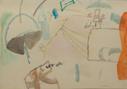 350.  MANUEL HERNÁNDEZ MOMPÓ (Valencia, 1927 - Madrid, 1992)“Cerca”, 1966.