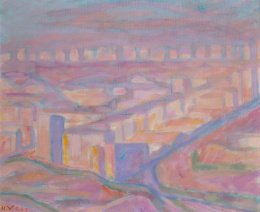 222.  HERNANDO VIÑES (París, 1904 - 1993).Madrid, Carabanchel, 1974.