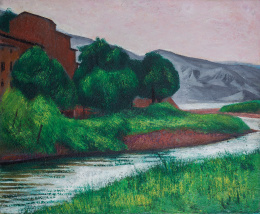 207.  MIQUEL VILLÁ  (Barcelona, 1901 - Masnou, 1988).Pobla de Segur, 1955-61.