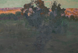 208.  ANTONIO MAYA (Jaén, 1950).Paisaje, 1989.