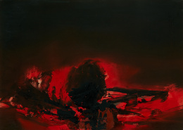 1087.  LUIS FEITO (Madrid, 1929)“S.T”, c.1962.