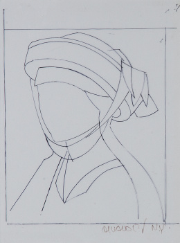 386.  MANOLO VALDÉS (Valencia, 1942)Cabeza