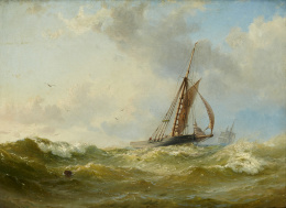 317.  WILHEM MELBYE (1824- 1882)Marina..