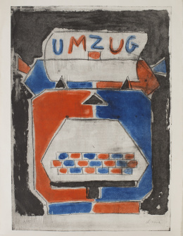 873.  MANOLO QUEJIDO (Sevilla, 1946)Umzug (Serie máquina de escribir), 1991.