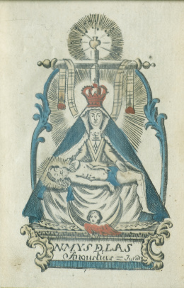 904.  ESCUELA ESPAÑOLA, S. XVIIIVirgen de las Angustias.