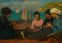 857.  ESCUELA ESPAÑOLA, SIGLO FF. SIGLO XIX-PP SIGLO XX.Vascas co