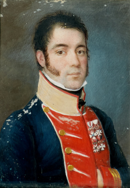 748.  ESCUELA ESPAÑOLA, SIGLO XIXRetrato de militar.