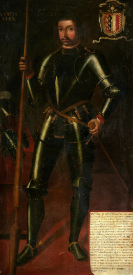 867.  ESCUELA ESPAÑOLA, SIGLO XVIIRetrato de  Pedro Ramírez de Arellano, el Honrado..
