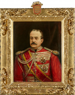 841.  JOSÉ MOYA DEL PINO (1891-1969)Retrato de don José de León C