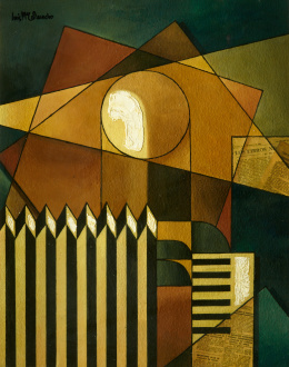 827.  LUIS CARUNCHO (A Coruña, 1929 - Madrid, 2016)“Acordeón”, 1959.