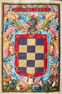 171.  CARTA EJECUTORIA DE HIDALGUÍA, BAEZA 1603.“Carta executoria de hidalguia apedimiento de Francisco de Godoy y de Luis de Godoy su hijo vezinos de Baeça””.