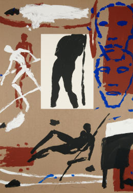 852.  MIMMO PALADINO (Paduli, 1948)“Suite Olympic Centennial”, 1992.