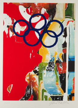 282.  MIMMO ROTELLA (Catanzaro, 1918 - Milán, 2006)“Suite Olympic Centennial”, 1992.