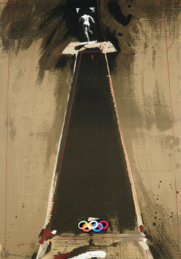 635.  VLADIMIR VELICKOVIC (Belgrado, 1935)Suite Olympic Centennial, 1992