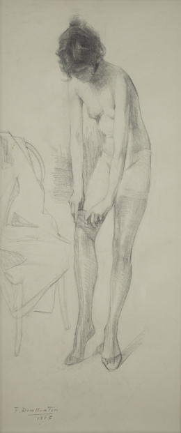740.  FÉLIX REVELLO DE TORO (Málaga, 1926)Figura femeninia, 1986.