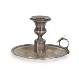 629.  Palmatorias de plata S. XIX.