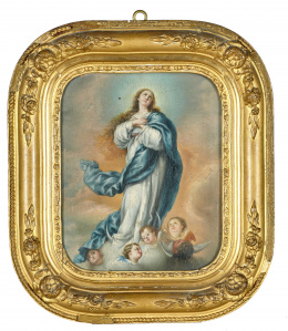 222.  ESCUELA ESPAÑOLA, H. 1800Inmaculada..