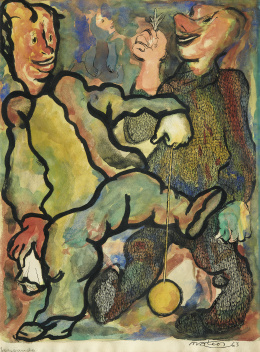 798.  FRANCISCO MATEOS (Sevilla, 1894 - Madrid, 1976)“Yoyeando”, 1963.