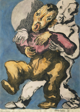 800.  FRANCISCO MATEOS (Sevilla, 1894 - Madrid, 1976)“Algo debe pasar en la luna”, 1964.
