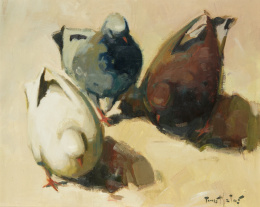 776.  FRANCISCO TORRES MATAS (Málaga, 1945 - 2010)Palomas.