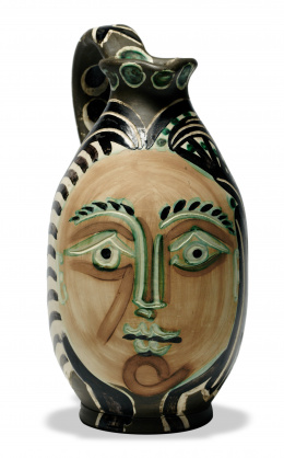 833.  PABLO PICASSO (Málaga, 1881 - Mougins, 1973)Bearded Man’s Wife, 1953.