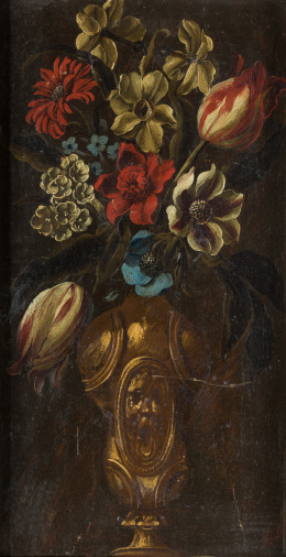 345.  JOSÉ DE ARELLANO (1653-1714)Par de floreros.