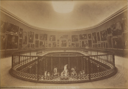 1127.  Vista de sala de Isabel II en el museo nacional de pintura (Museo del Prado)Establecimiento:  Jean Laurent & Cía. 1863-s.XX.