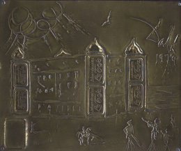 735.  SALVADOR DALÍ (Figueras,1904 - 1989)Jabón de sales La Toja, 1979.