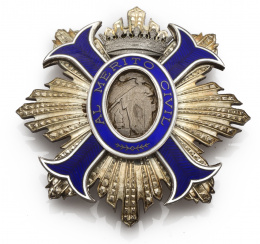 750.  Encomienda de numero, Orden del Mérito Civil, Ministerio de Asuntos Exteriores de España.Instituida por el rey Alfonso XIII por Real Decreto de 25 de junio de 1926,