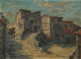 232.  MIGUEL PRADILLA (Roma, 1884 - Madrid, 1965)Sierra de la Demanda.