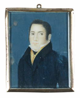 416.  ESCUELA ESPAÑOLA, SIGLO XIXRetrato de caballero